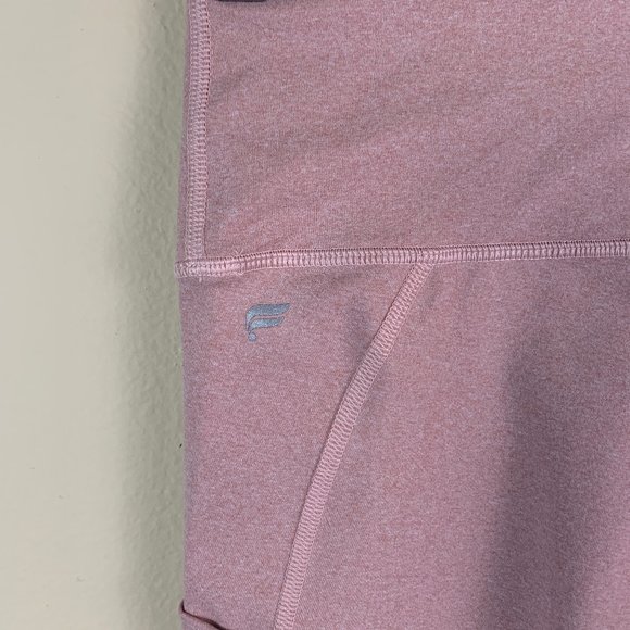 Fabletics high waisted mesh heathered capri - Picture 3 of 7